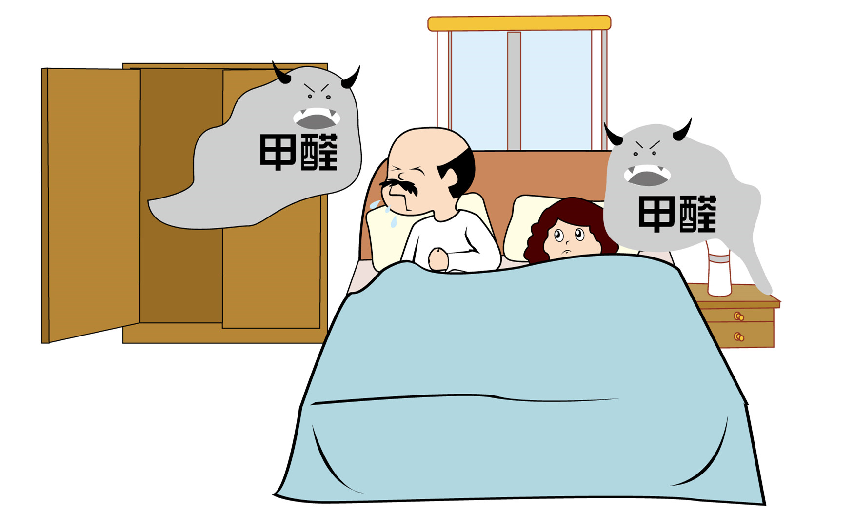 新買(mǎi)的衣柜甲醛含量較高，除甲醛公司建議不要急于放衣物